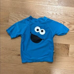 Sesame Street Cookie Monster Rash Guard